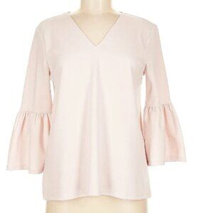 Ann Taylor Loft Blush Pink Bell Sleeve Top - XS